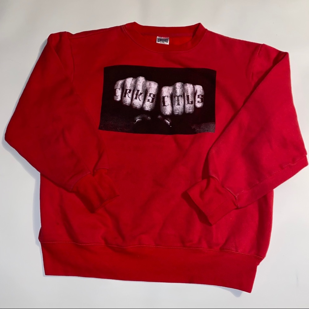 Crooks n Castles Pull Over Crewneck Sweater Youth